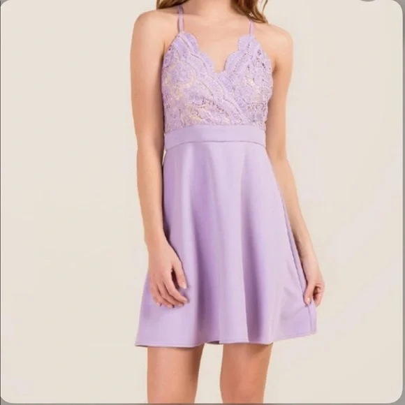 francescas purple dress For Love & Lemons